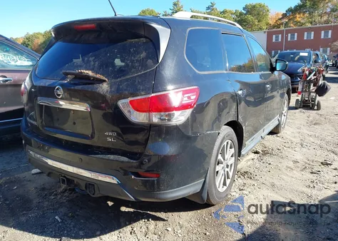 2014 Nissan Pathfinder Sl z USA, uszkodzony, nr VIN 5N1AR2MM0EC608962